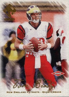 2000 Pacific Private Stock Tom Brady #128 Football Card