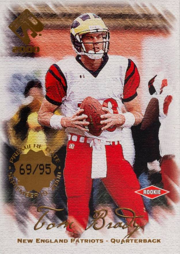 2000 Pacific Private Stock Tom Brady #128 Football Card