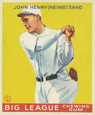 1934 Goudey World Wide Gum  John Henry Sand #27 Baseball Card