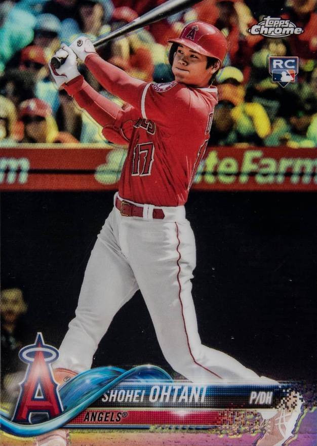 2018 Topps Chrome Complete Set Shohei Ohtani #700 Baseball Card