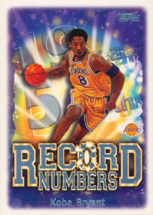 1999 Topps Record Numbers Kobe Bryant #RN7 Basketball Card