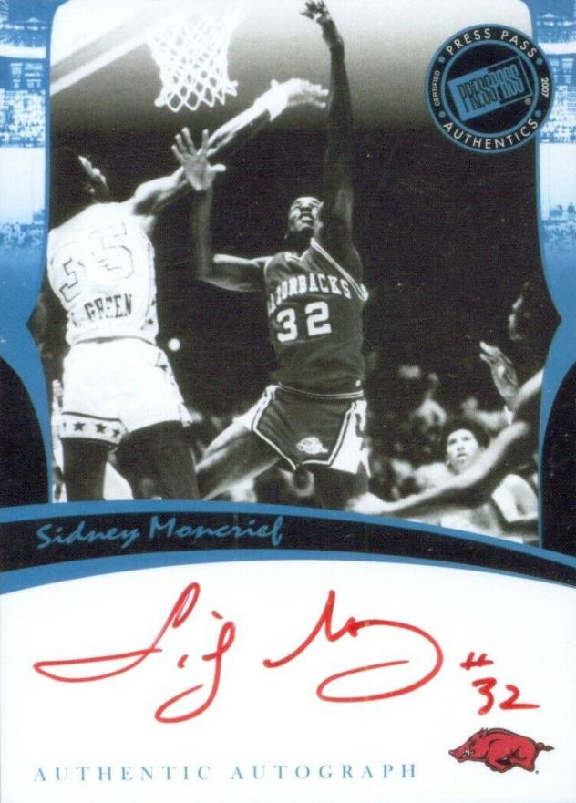 2006 Press Pass Legends Signatures Sidney Moncrief # Basketball Card