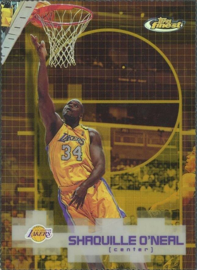 2000 Finest Shaquille O'Neal #1 Basketball Card