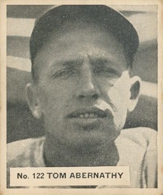 1936 Goudey World Wide Gum Tom Abernathy #122 Baseball Card