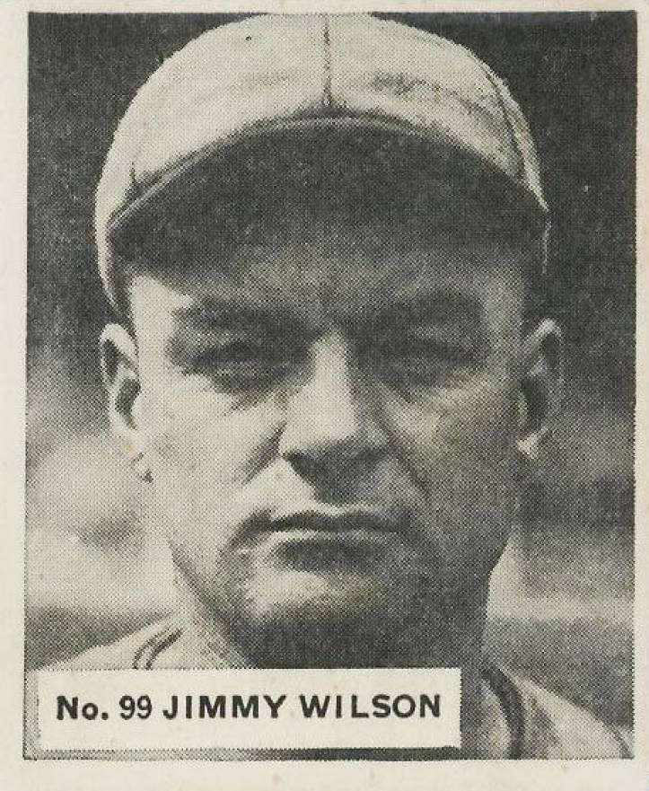 1936 Goudey World Wide Gum Jimmy Wilson #99 Baseball Card