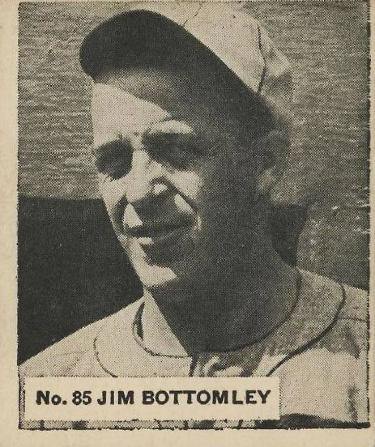 1936 Goudey World Wide Gum Jim Bottomley #85 Baseball Card