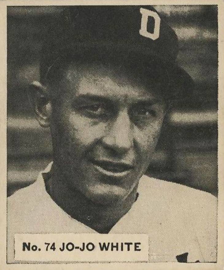 1936 Goudey World Wide Gum Jo-Jo White #74 Baseball Card