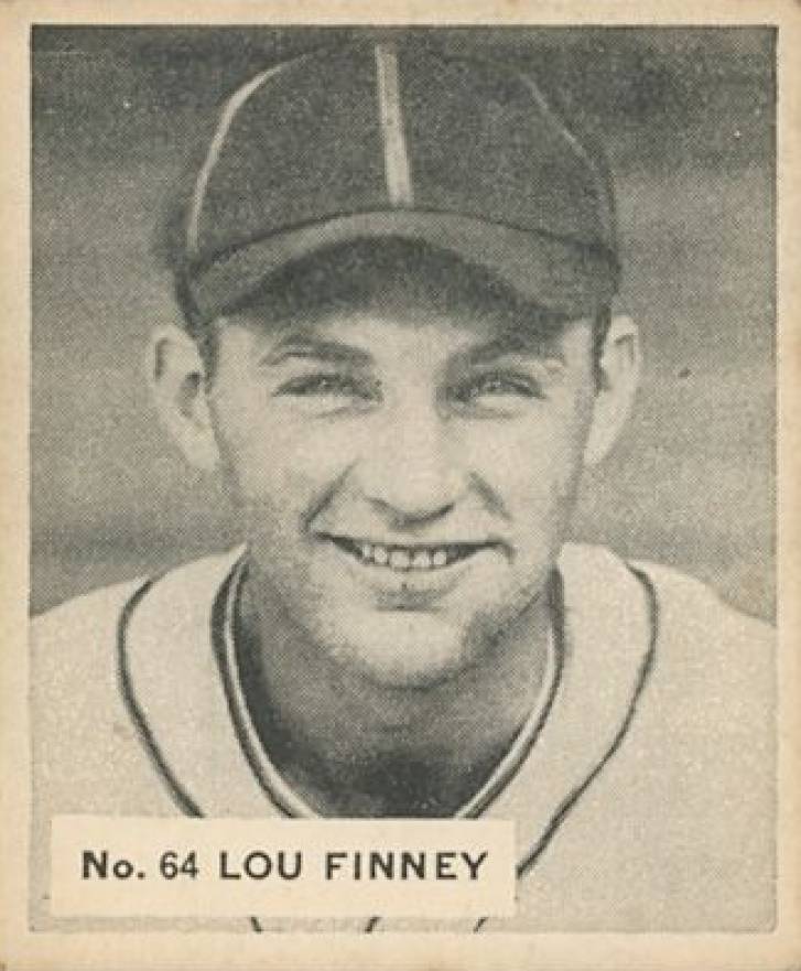 1936 Goudey World Wide Gum Lou Finney #64 Baseball Card