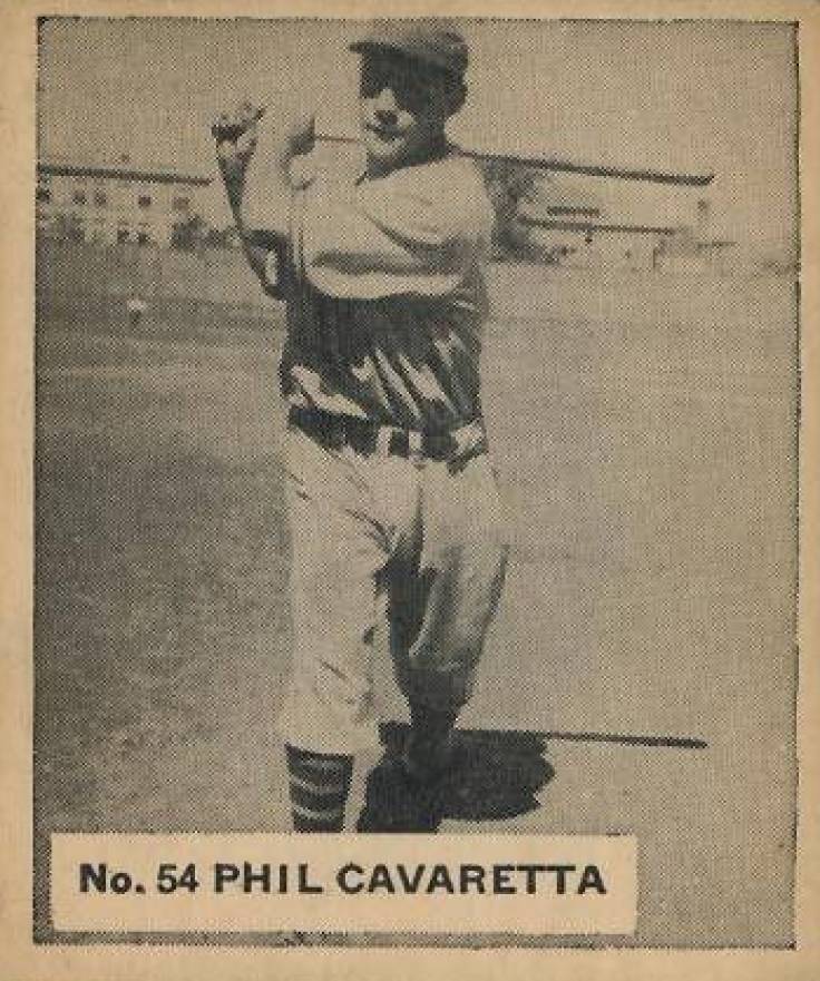 1936 Goudey World Wide Gum Phil Cavaretta #54 Baseball Card