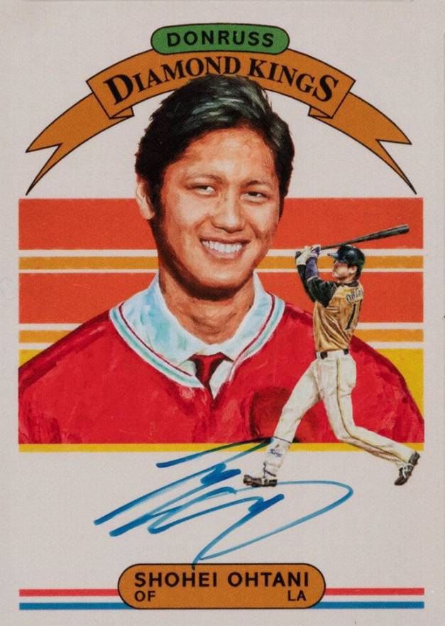 2018 Panini Diamond Kings '82 DK Signatures Shohei Ohtani #SO1 Baseball Card