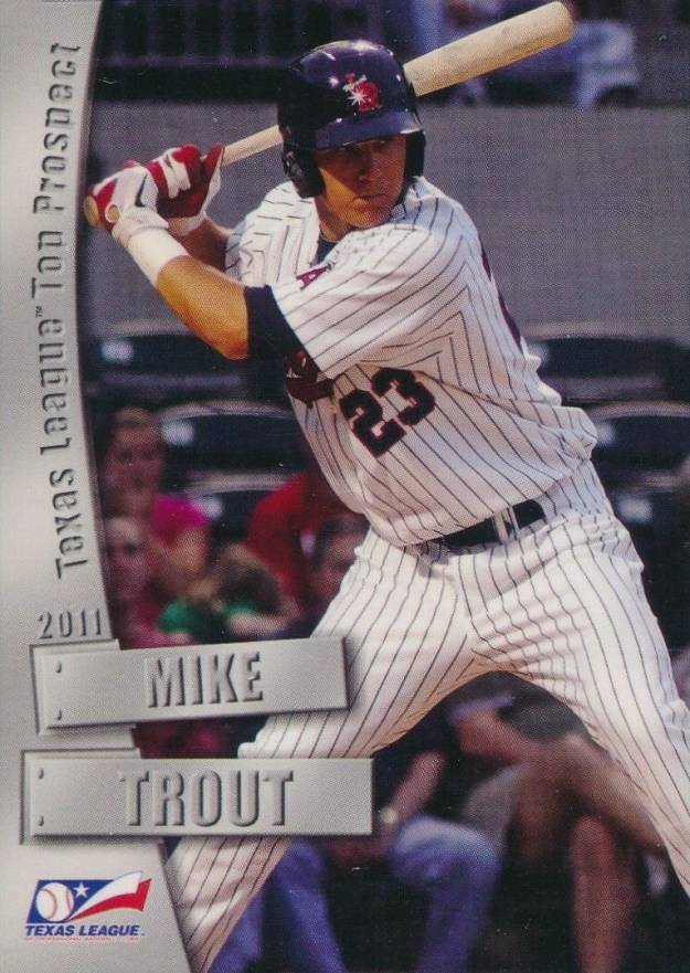 2011 Grandstand Texas League Top Prospects Mike Trout #MT Baseball Card