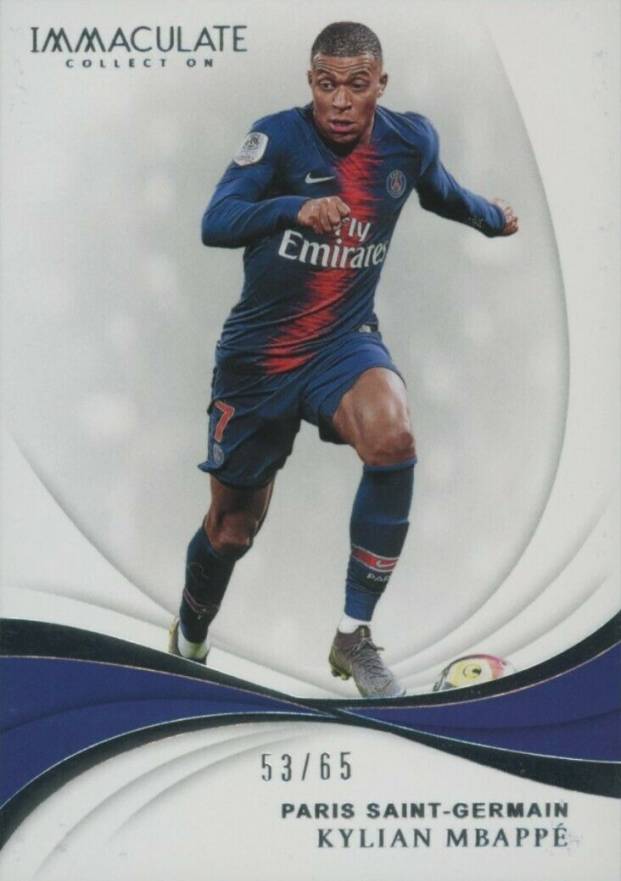 2018 Panini Immaculate Kylian Mbappe #1 Boxing & Other Card