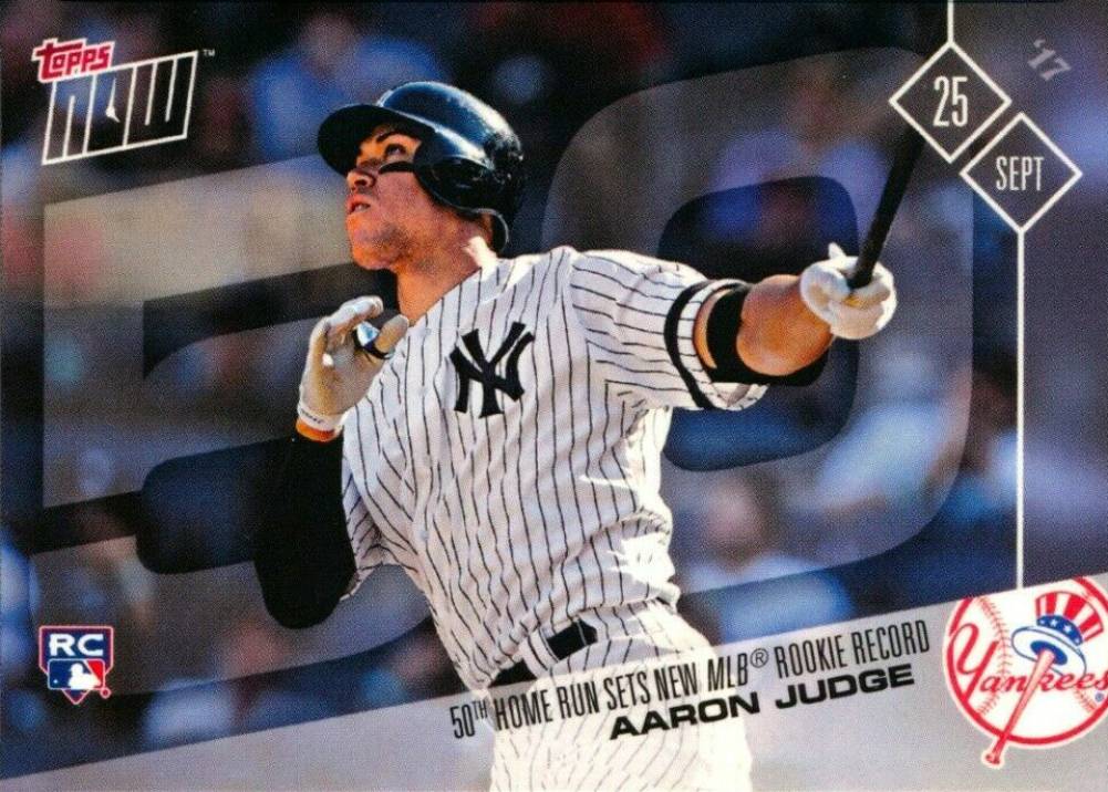 2017 Topps Now  Aaron Judge #654 Baseball Card