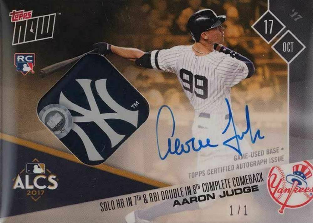 2017 Topps Now  Aaron Judge #776D Baseball Card