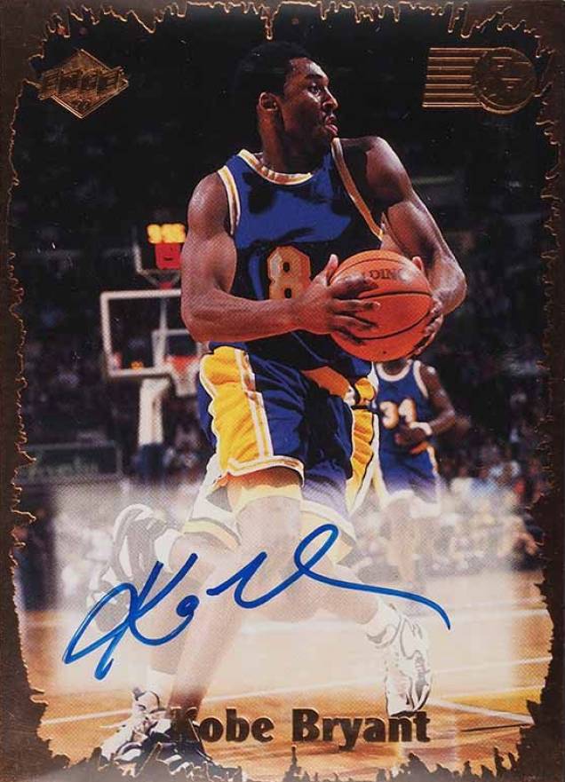 1999 Collector's Edge Rookie Rage Pro Signatures Kobe Bryant #RR46 Basketball Card