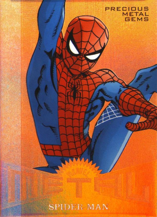 2017 Fleer Ultra Spider-Man Marvel Metals Spider-Man #MM1 Non-Sports Card