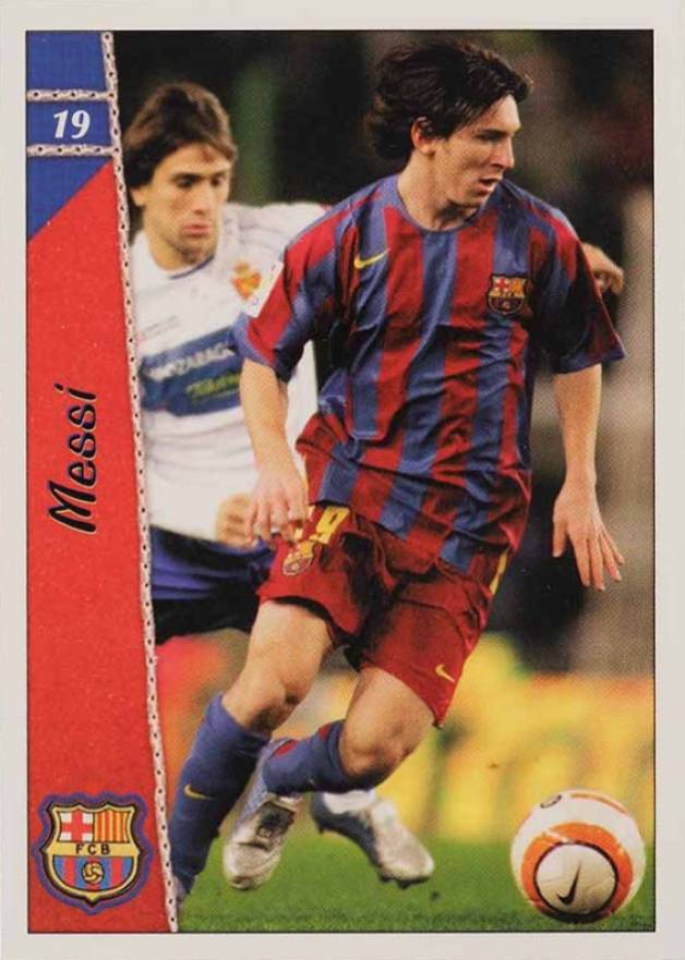 2006 Mundicromo Las Fichas de Liga Lionel Messi #19 Soccer Card