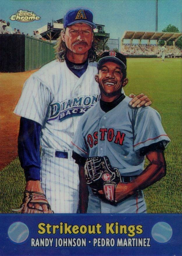 2000 Topps Chrome Combos Pedro Martinez/Randy Johnson #TC7 Baseball Card