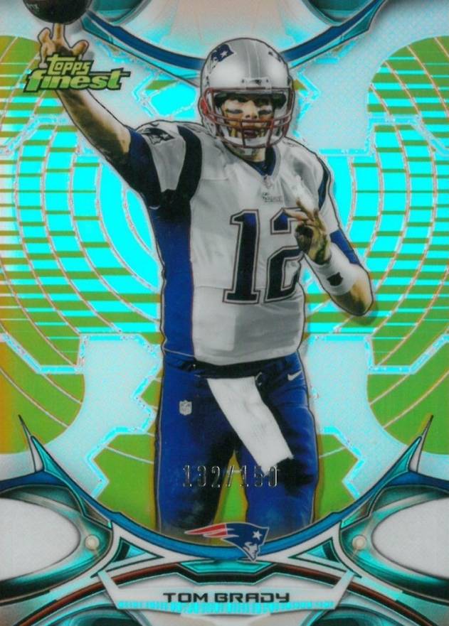 2015 Finest Tom Brady #140 Football Card