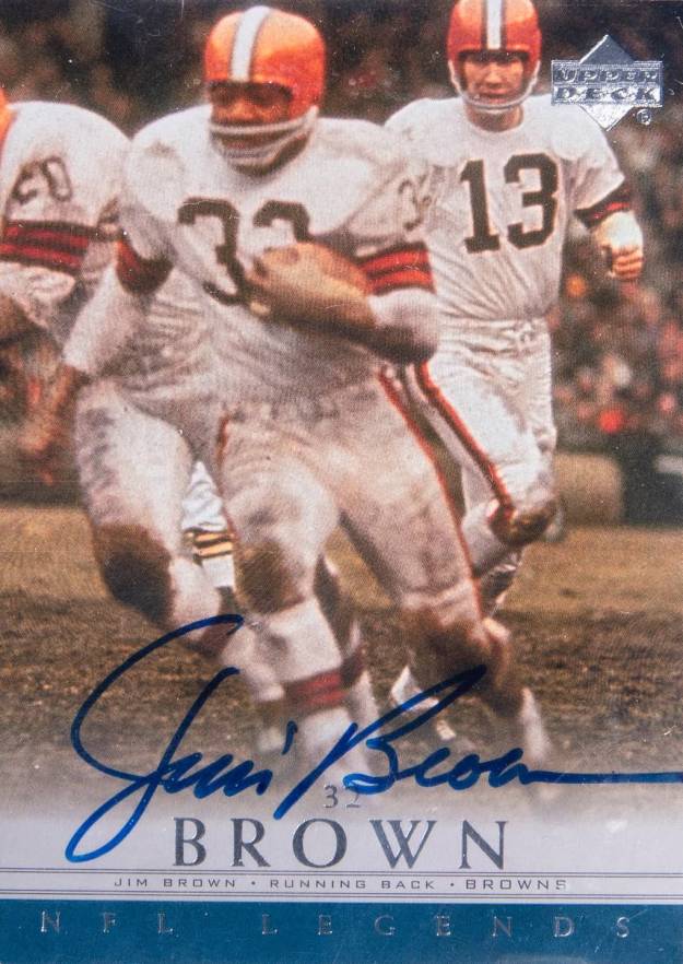 2000 Upper Deck Legends Jim Brown #JB Football Card