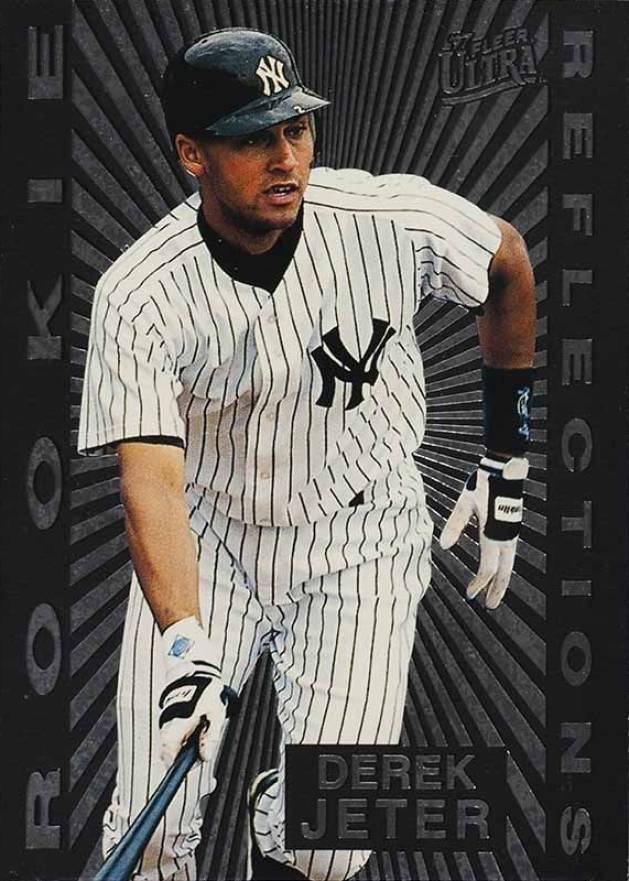 1997 Ultra Rookie Reflections Derek Jeter #5 Baseball Card