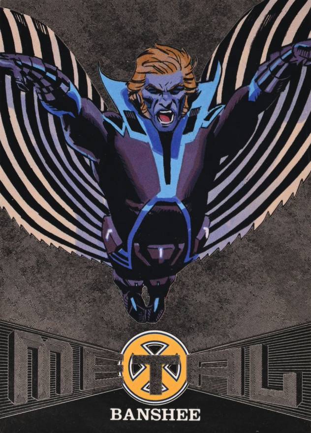2018 Ultra X-Men Metal Blasters Banshee #MB10 Non-Sports Card