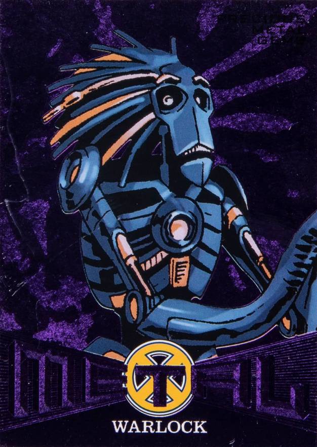 2018 Ultra X-Men Metal Blasters Warlock #MB25 Non-Sports Card