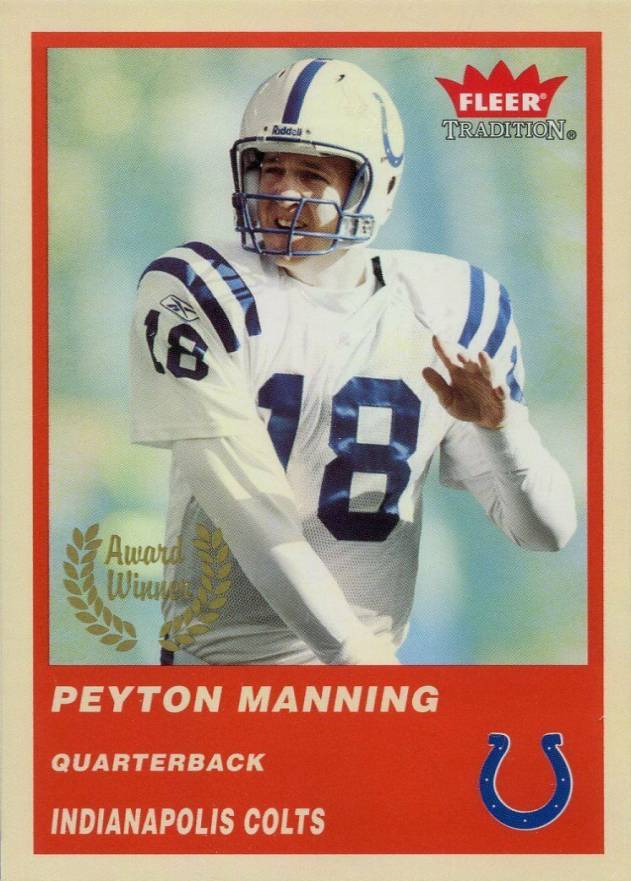 2004 Fleer Tradition Peyton Manning #325 Football Card