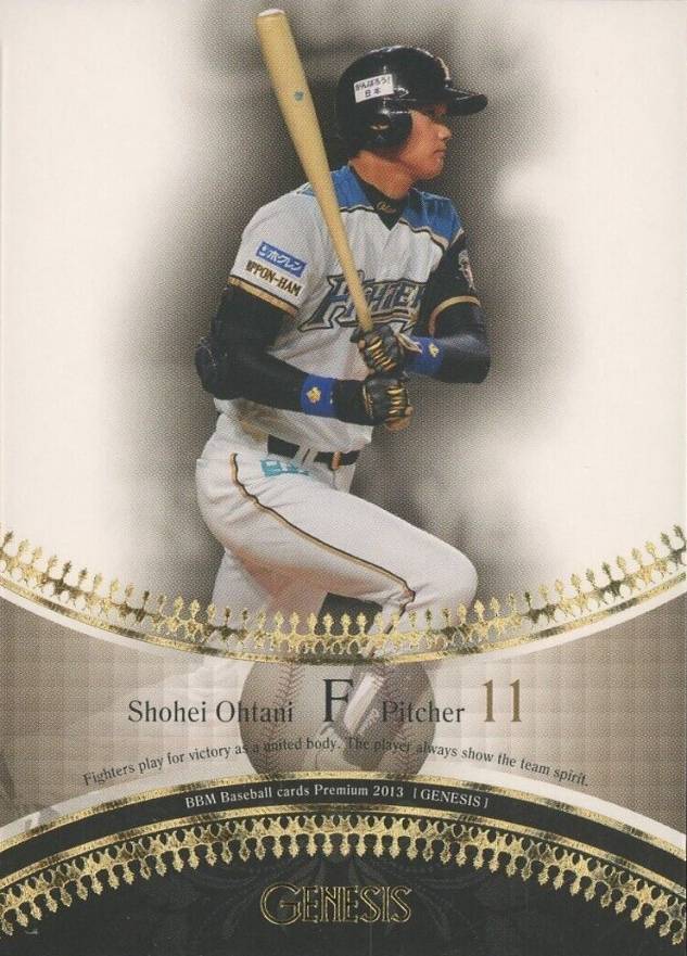 2013 BBM Genesis Shohei Ohtani #55 Baseball Card
