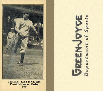 1916 Green-Joyce Jimmy Lavender #100 Baseball Card