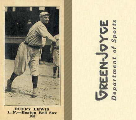 1916 Green-Joyce Duffy Lewis #103 Baseball Card