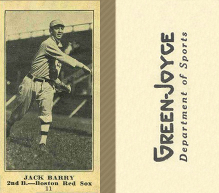 1916 Green-Joyce Jack Barry #11 Baseball Card