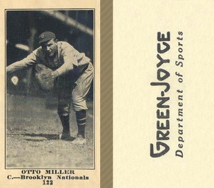 1916 Green-Joyce Otto Miller #122 Baseball Card