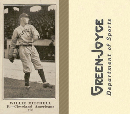 1916 Green-Joyce Willie Mitchell #123 Baseball Card