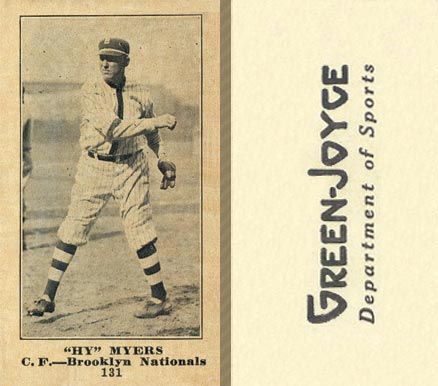 1916 Green-Joyce Hy Myers #131 Baseball Card