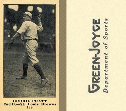 1916 Green-Joyce Derril Pratt #139 Baseball Card