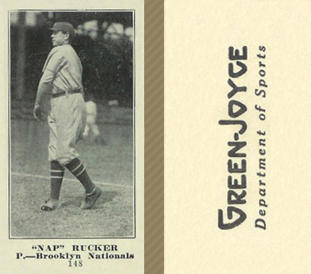 1916 Green-Joyce Nap Rucker #148 Baseball Card
