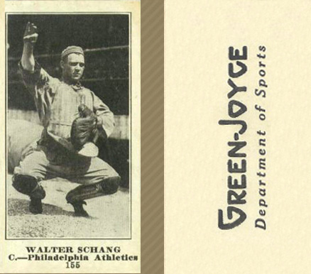 1916 Green-Joyce Walter Schang #155 Baseball Card