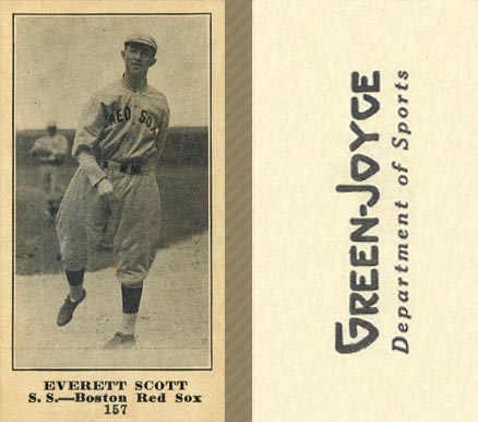 1916 Green-Joyce Everett Scott #157 Baseball Card
