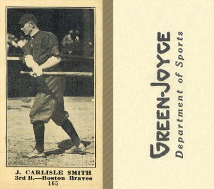 1916 Green-Joyce J. Carlisle Smith #165 Baseball Card