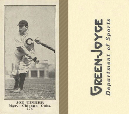 1916 Green-Joyce Joe Tinker #174 Baseball Card
