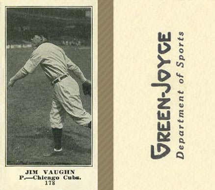 1916 Green-Joyce Jim Vaughn #178 Baseball Card