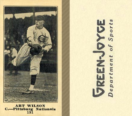 1916 Green-Joyce Art Wilson #191 Baseball Card
