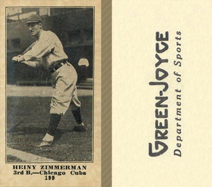 1916 Green-Joyce Heiny Zimmerman #199 Baseball Card
