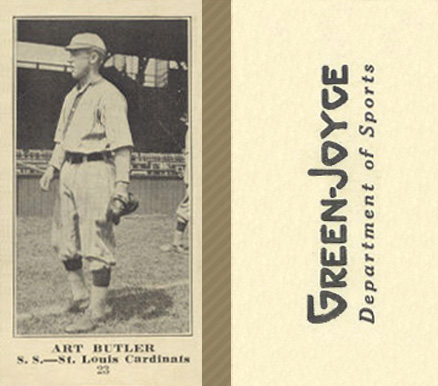 1916 Green-Joyce Art Butler #23 Baseball Card