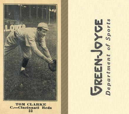 1916 Green-Joyce Tom Clarke #33 Baseball Card