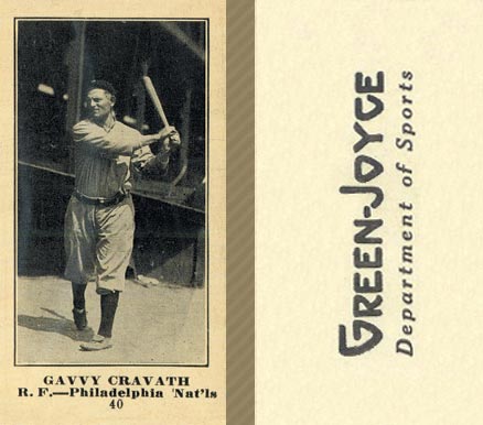 1916 Green-Joyce Gavvy Cravath #40 Baseball Card