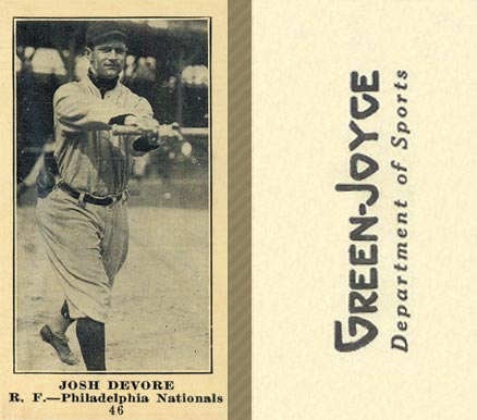 1916 Green-Joyce Josh Devore #46 Baseball Card