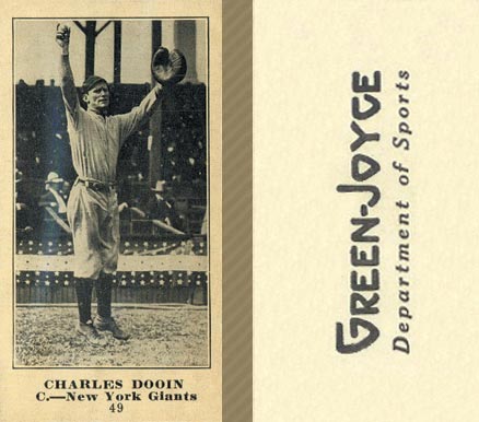 1916 Green-Joyce Charles Dooin #49 Baseball Card