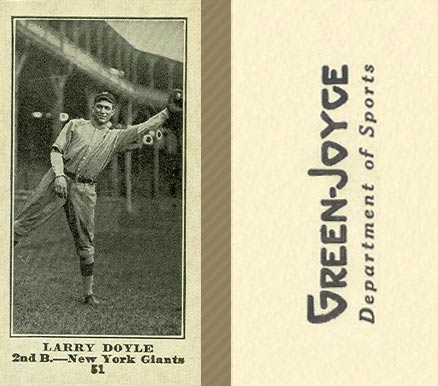 1916 Green-Joyce Larry Doyle #51 Baseball Card